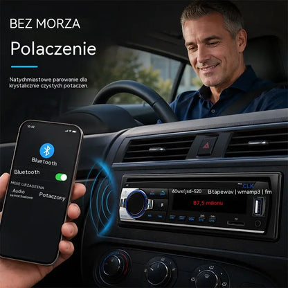 🎵Bluetooth autorádio, autorádio Supersonic – užijte si bezdrátový vysoce věrný zvuk při každé jízdě.