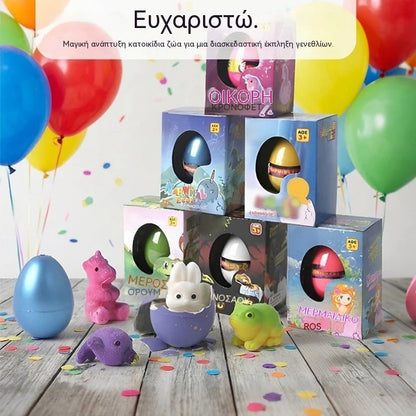 🎁【Αγοράστε 2, πάρτε 2 δωρεάν】🥰💖 Μαγικό παιχνίδι αυγών για κατοικίδια που εκκολάπτονται και μεγαλώνουν