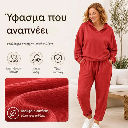 😍💕【S-3XL】Dámská souprava: mikina a kalhoty pro volný čas