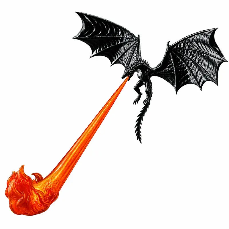 🐉🔥 3D LED světlo s ohnivě chrlícím drakem | Fantasy zářící dekorace na poličku