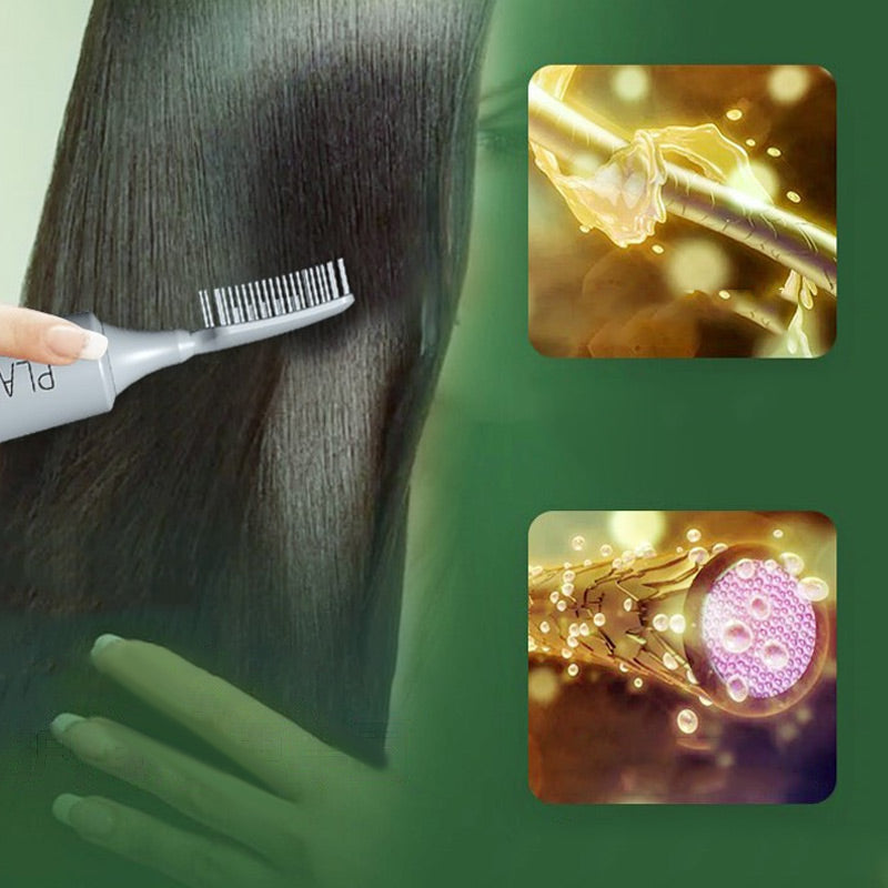 【Δύο για €27】💇‍♀️ Επαγγελματικό σετ χτένας βαφής μαλλιών + κρέμας βαφής μαλλιών | Τριπλή φροντίδα, περιέχει υαλουρονικό οξύ, 100% κάλυψη των γκρίζων μαλλιών, βολικό για χρήση στο σπίτι ✨