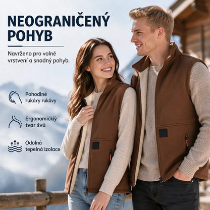 【M–4XL】❄️💕 Unisex zimní teplá vesta s péřovou výplní