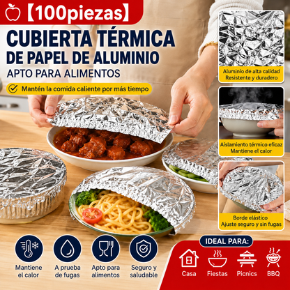 【100 piezas】28 euros Cubierta aislante de papel de aluminio
