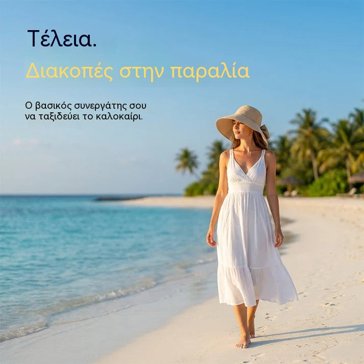 👒ΈΚΠΤΩΣΗ 50% 🎉 Γυναικείο καπέλο ηλίου με φαρδύ γείσο και φιόγκο! 😎✨