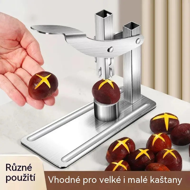 🥜💪Louskáček na ořechy s rukojetí – vyroben z nerezové oceli, připraven k použití