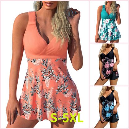 🏖️🌴【S-5XL】Σετ μαγιό με στάμπα για διακοπές στην παραλία το 2026