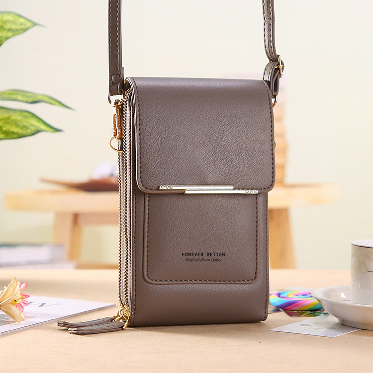 📱👛🔥Καυτές πωλήσεις! 49% ΕΚΠΤΩΣΗ -🎁Γυναικεία τσάντα χιαστί για τηλέφωνο με οθόνη αφής🤩