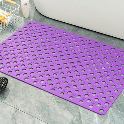 🔥🚿Παχύ, απορροφητικό και αντιολισθητικό χαλάκι μπάνιου με βεντούζες και διάτρητο σχέδιο.