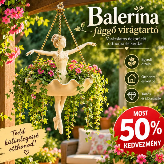 🩰🌿Balett-táncos függő mosdótál