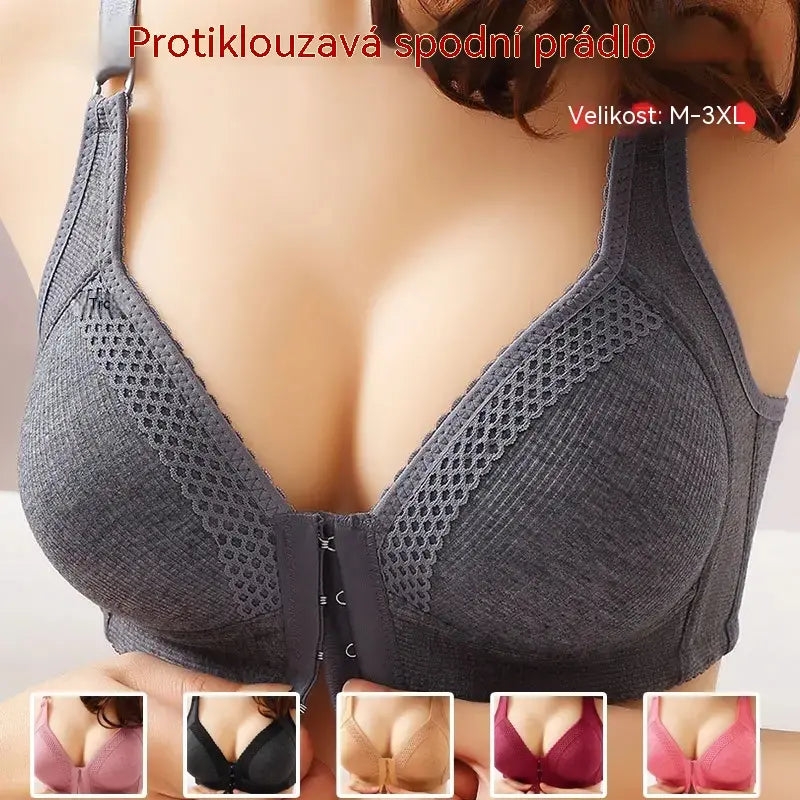 【M-3XL】【40-90KG】Vysoce kvalitní, bezešvá, módní a sexy push-up podprsenka zabraňuje prohýbání【Balení po 3 kusech】