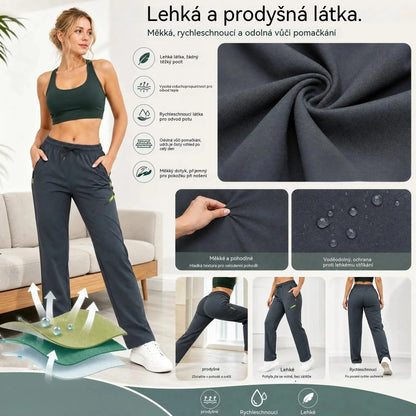 ⏳VÝPREDAJ – POSLEDNÝ DEŇ, ZĽAVA 50 %!!🔥Dámske cargo nohavice s rovným strihom – elastický pás, 6 vreciek, ležérny štýl na prácu, cestovanie aj každodenné nosenie 👖✨