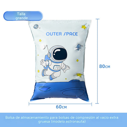 🧳【5dílná sada - 570 Kč 】💨 Velký, stlačitelný vakuový úložný sáček: není potřeba pumpička, nepropustný a ideální pro úsporu místa v kufrech i doma ✈️