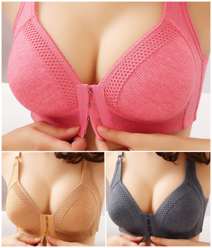 【M-3XL】【40-90KG】Vysoce kvalitní, bezešvá, módní a sexy push-up podprsenka zabraňuje prohýbání【Balení po 3 kusech】