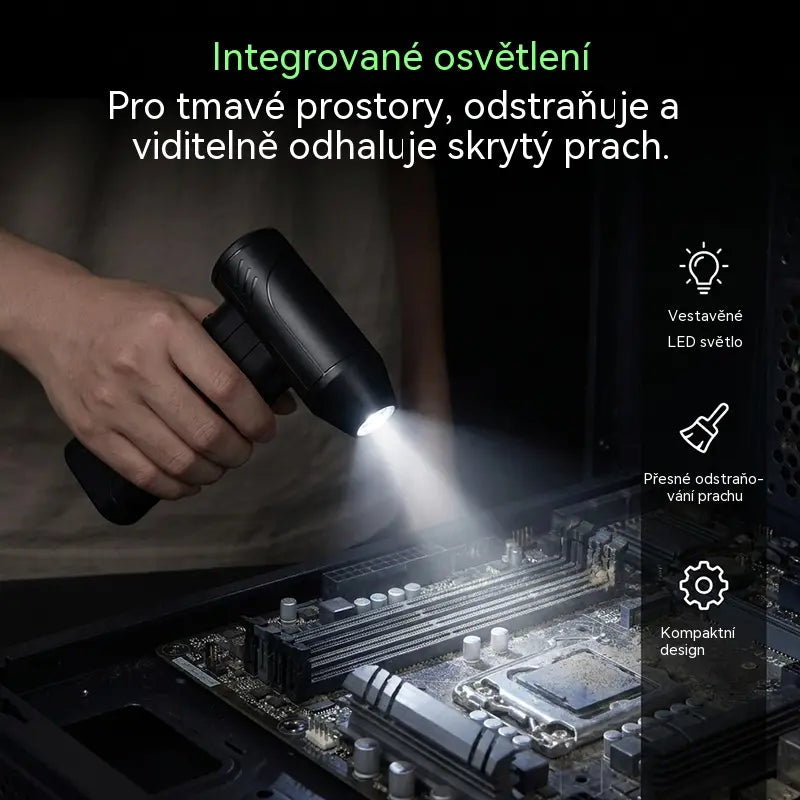 🔥🌪️ Výkonný vysokorychlostní ventilátor pro odstraňování prachu — Ideální pro kempování, odstraňování prachu a odklízení sněhu.