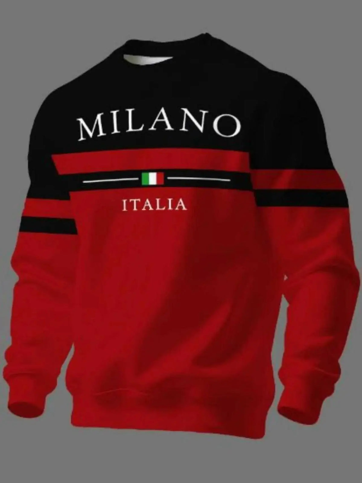 ✨🌟👕【S-6XL】Pánske mikiny s potlačou „Milano Italia“