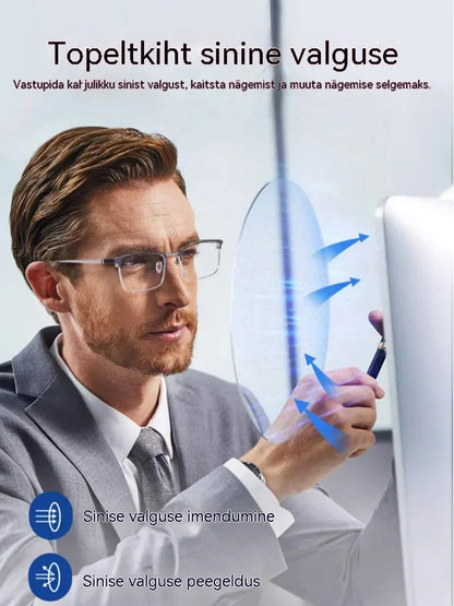 Nutikad prillid automaatse suumiga sinise valguse vastu