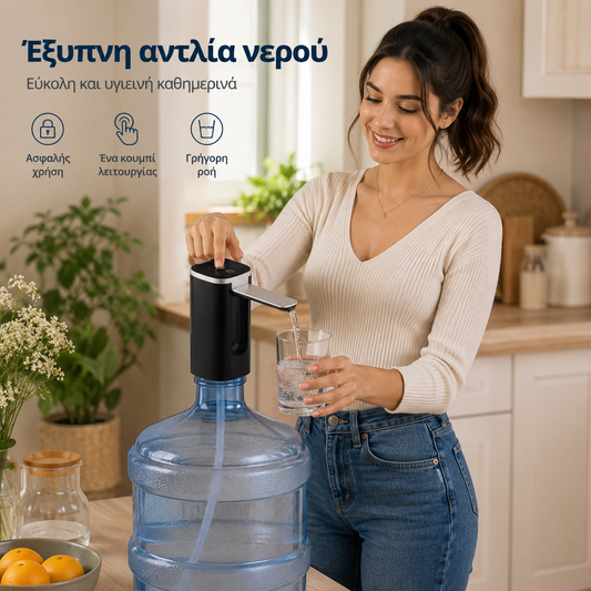 Έξυπνη αντλία για μπουκάλια νερού