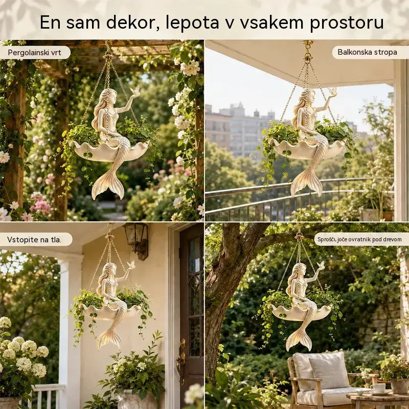 ✨ Spremenite svoj vrt v pravljico! Dekorativni viseči sadilnik z umetniškim, pravljičnim dizajnom! 🌸🧚‍♀️