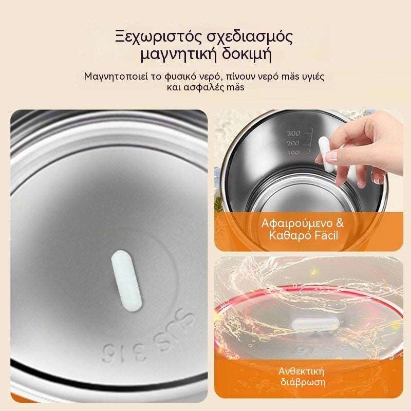 1 τεμάχιο 29 ευρώ☕🍵Πολυλειτουργικός αναδευτήρας καφέ με πλήρως αυτόματη ψηφιακή οθόνη, κατασκευασμένος από ανοξείδωτο ατσάλι, φορητός για τεμπέληδες που θέλουν να φτιάξουν τσάι.