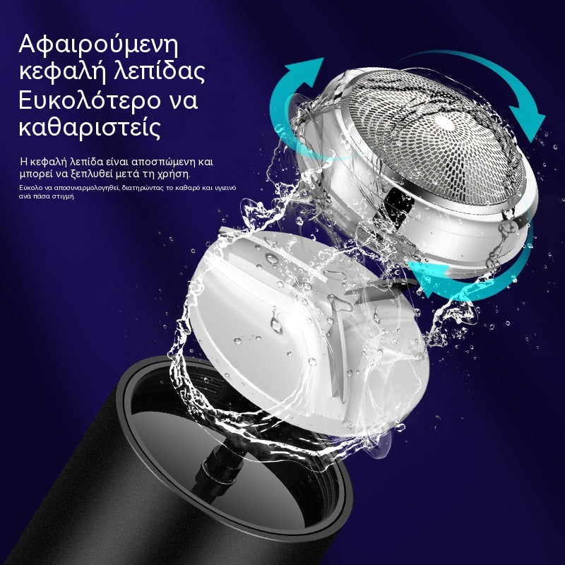 [Προσφορά περιορισμένου χρόνου] Φορητή μίνι ηλεκτρική ξυριστική μηχανή