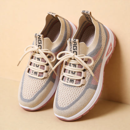 ✨👟【36-53】Γυναικεία παπούτσια casual με κορδόνια, αναπνεύσιμα και mesh✨