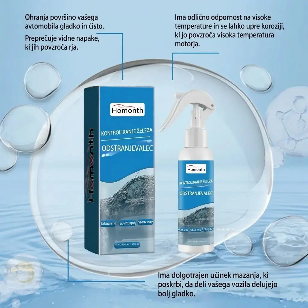 【2 kompleta za 26 evrov】🔥 Večnamensko pršilo za odstranjevanje rje — v trenutku odstranite rjo in poskrbite, da bo kovina videti kot nova! 🛠️ Idealno za platišča, orodje, verige in še veliko več. 💪🚗