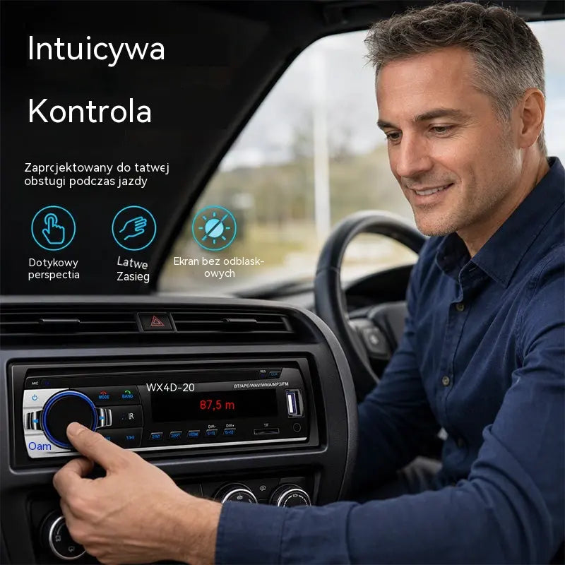 🎵Bluetooth autorádio, autorádio Supersonic – užijte si bezdrátový vysoce věrný zvuk při každé jízdě.