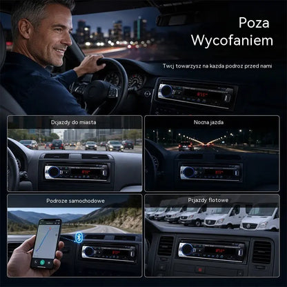 🎵Bluetooth autorádio, autorádio Supersonic – užijte si bezdrátový vysoce věrný zvuk při každé jízdě.