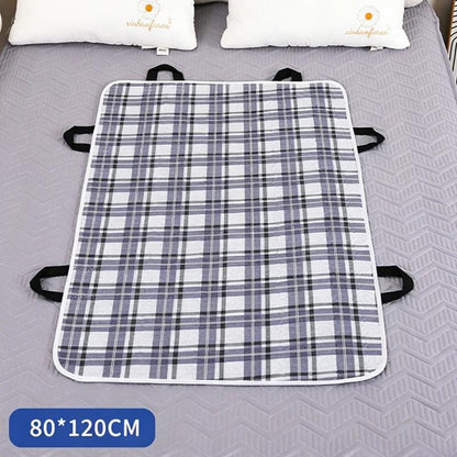 🛏️ Πολυλειτουργικό αδιάβροχο κρεβάτι επιστροφής ασθενούς – 5 επίπεδα προστασίας και λαβές για εύκολη μεταφορά! 🛡️👵