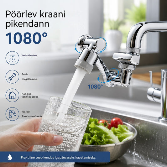 💦Mitmeotstarbeline pritsmefiltri pikenduskraan vahuga, pritsmekindel, universaalselt kasutatav