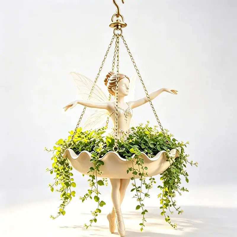 ✨ Spremenite svoj vrt v pravljico! Dekorativni viseči sadilnik z umetniškim, pravljičnim dizajnom! 🌸🧚‍♀️