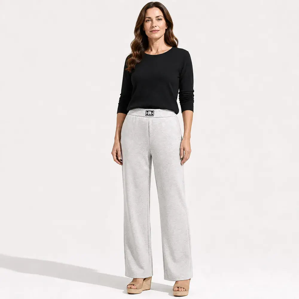 【2XL-6XL/5 Χρώματα】Στυλ Άνοιξης και Φθινοπώρου - Casual και Ευέλικτο Μακριά Παντελόνια για Μεσήλικες Μητέρες / Στενή Γραμμή, Χαλαρά, Ίσια Αθλητικά Παντελόνια Casual
