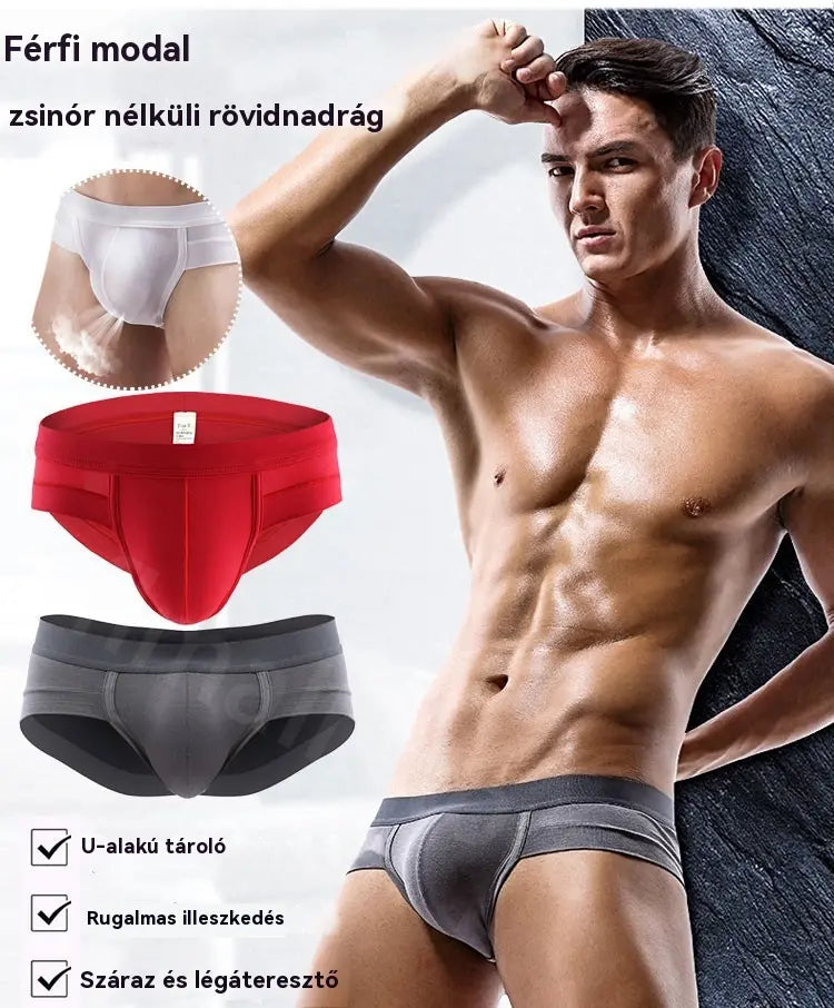 🔥NAGY AKCIÓ 50% KEDVEZMÉNY🔥【Vásárolj 5-öt, kapsz 5-öt ingyen】[M-4XL] 🩲Férfi modális rövidnadrág