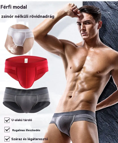 🔥NAGY AKCIÓ 50% KEDVEZMÉNY🔥【Vásárolj 5-öt, kapsz 5-öt ingyen】[M-4XL] 🩲Férfi modális rövidnadrág