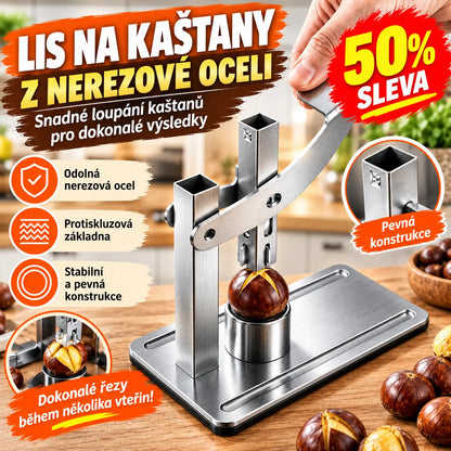 🥜💪Louskáček na ořechy s rukojetí – vyroben z nerezové oceli, připraven k použití
