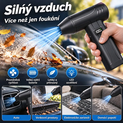 🔥🌪️ Výkonný vysokorychlostní ventilátor pro odstraňování prachu — Ideální pro kempování, odstraňování prachu a odklízení sněhu.
