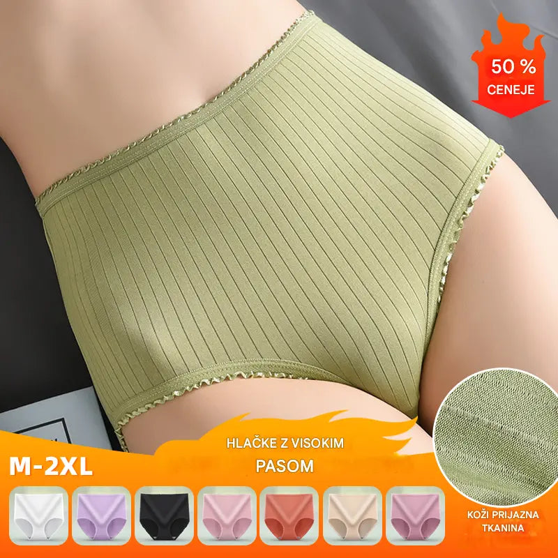 【35 kg–10 kg】💖⏳(8 kusů) Poslední den s 50% slevou: Nepromokavé antibakteriální kalhotky s vysokým pasem