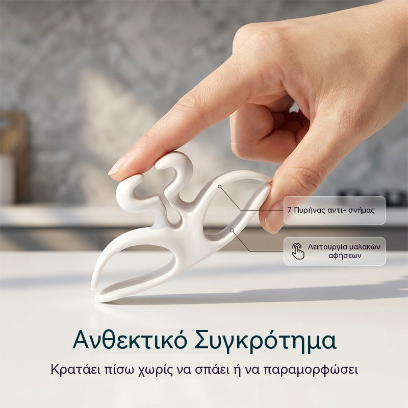 【10 τεμάχια】Αυτοκόλλητος οργανωτής καλωδίων συσκευών σιλικόνης