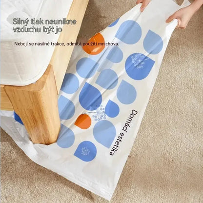 🧳✨【50*65*30 cm】【Sada 5 kusů】🤩Vakuové kompresní sáčky na uložení, vakuové kompresní sáčky na peřiny, oblečení a péřové bundy.