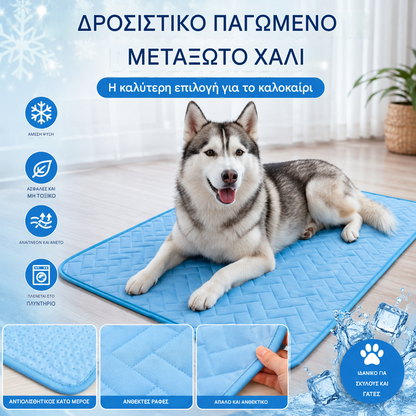 🧊⚡ Καλοκαιρινές εκπτώσεις! Δροσιστικό χαλάκι για κατοικίδια (χωρίς νερό) – Αναπνεύσιμο ύφασμα Oxford, κατάλληλο για κάθε κρεβάτι ή κλουβί.