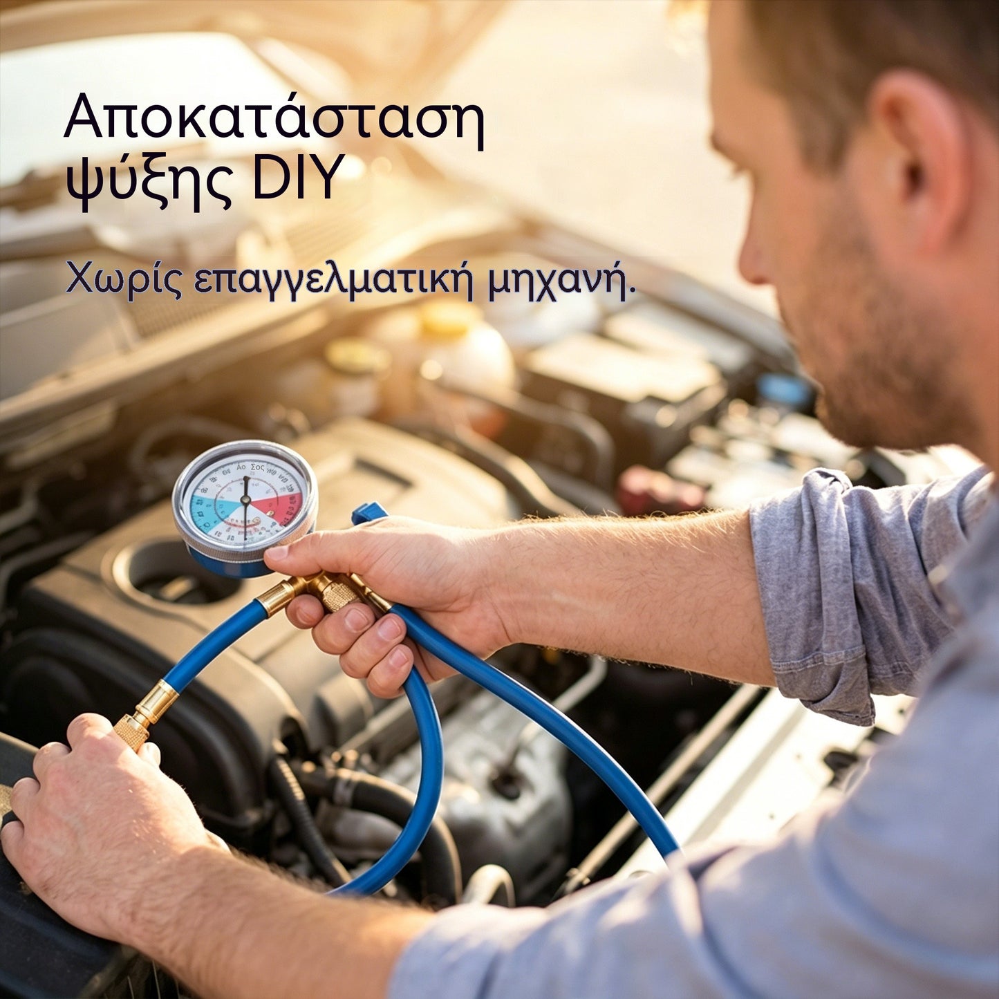⏳Προσφορά περιορισμένης διάρκειας⏰ Σωλήνας φόρτισης AC R134a με μανόμετρο: Εργαλείο γενικής χρήσης και εύχρηστο για εργασίες DIY 🔧