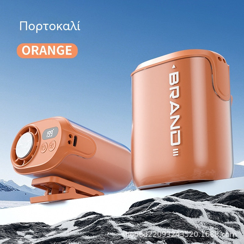 🌀 Ανεμιστήρας hands-free με οθόνη LED, ενσωματωμένο κλιπ και 199 ρυθμιζόμενα επίπεδα