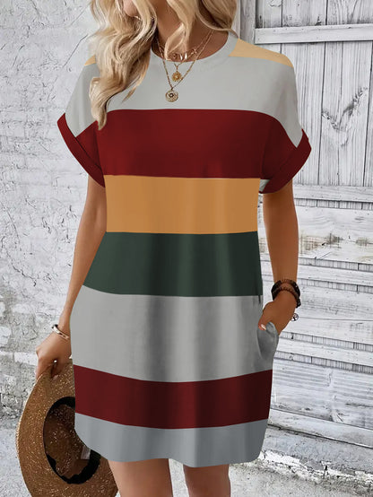【S-5XL】👗 Νέο φόρεμα μόδας, κλασικό σχέδιο, κομψό και απλό