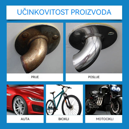 【2 komada za 25 eura】🔥 Višenamjenski sprej za uklanjanje hrđe — Uklonite hrđu trenutačno i učinite da metal izgleda kao nov! 🛠️ Idealno za naplatke, alat, lance i još mnogo toga. 💪🚗