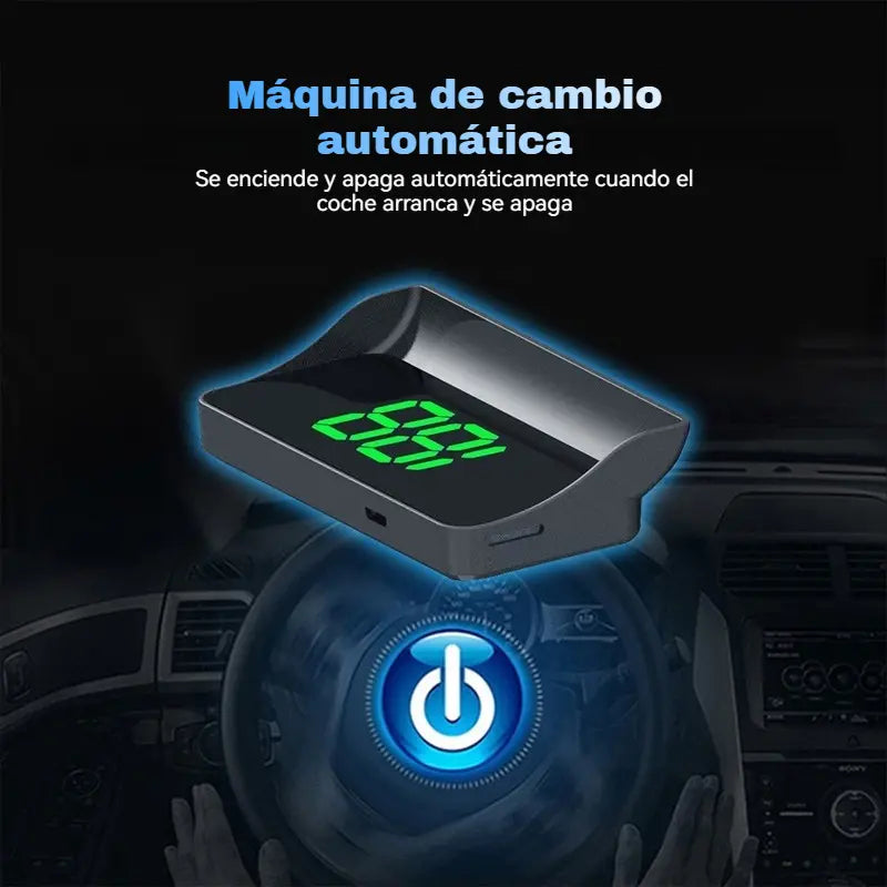 Pantalla HUD para coche｜Proyección HD GPS｜Velocidad en tiempo real y conducción más segura
