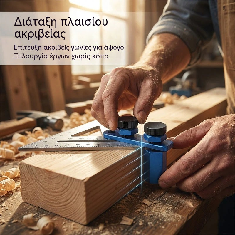 📐 50% ΕΚΠΤΩΣΗ ΤΩΡΑ! 🔧 Αλουμινένιος Σφιγκτήρας Σκάλας & Πλαισίου – Ακριβής Σήμανση, Ανθεκτική Κατασκευή & Απαραίτητο για Ξυλουργικές Εργασίες 🔨