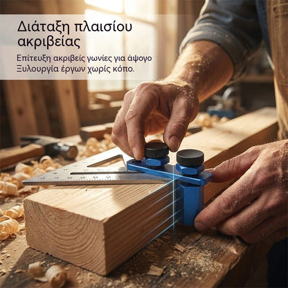 📐 50% ΕΚΠΤΩΣΗ ΤΩΡΑ! 🔧 Αλουμινένιος Σφιγκτήρας Σκάλας & Πλαισίου – Ακριβής Σήμανση, Ανθεκτική Κατασκευή & Απαραίτητο για Ξυλουργικές Εργασίες 🔨