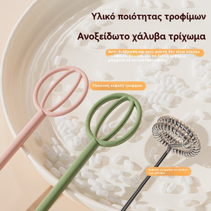 🔥🥚 Ασύρματο μίνι μίξερ χειρός – χτυπά αυγά & αφρόγαλα σε δευτερόλεπτα
