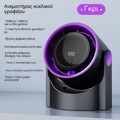 🧊🍃Νέος επιτραπέζιος ανεμιστήρας χωρίς πτερύγια τύπου τουρμπίνας (μπορεί να τοποθετηθεί στον τοίχο)