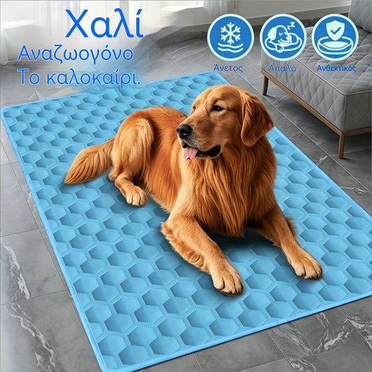 🧊🐶 Ψυκτικό στρώμα για σκύλους και γάτες – η ανακούφιση που χρειάζονται τα κατοικίδιά σας αυτό το καλοκαίρι 🐱✨